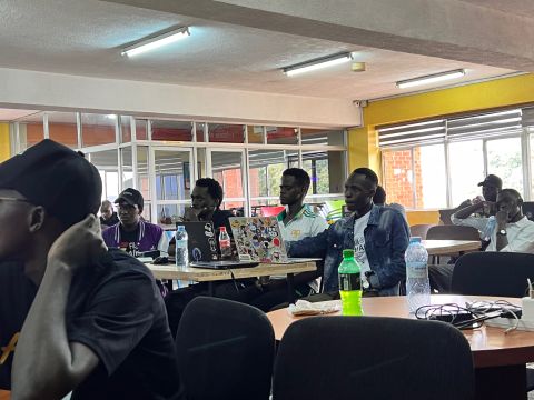Hack 4 Bodas participants at Makerere Innovation Center