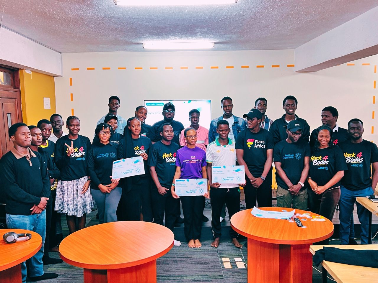 Build with Gemma Uganda: Hack 4 Bodas group photo